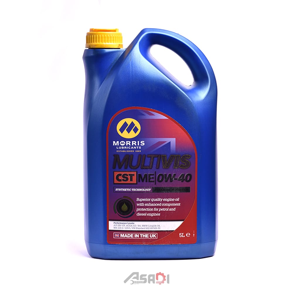 Morris_Multivis_CST_0W40_5lit Multivis CST ME موریس 0/40 (5 لیتری) - Image 1